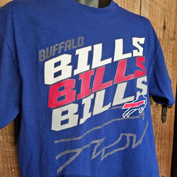 Vintage Buffalo Bills Majestic Mens L 2014 schedule T-shirt EUC - Picture 3 of 10